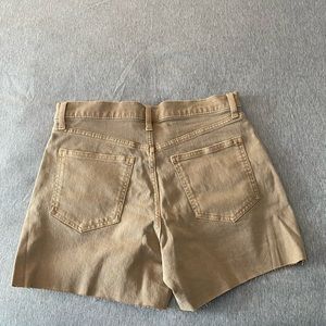 4” High Rose Denim Shorts